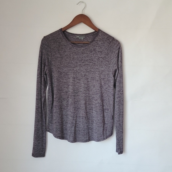 VINCE Heather Long Sleeve Tee - Picture 4 of 4